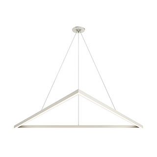 Cirrus MIYO Triangle br   With Lit Corners br   24VDC LED Suspension br   Static White   Warm Dim